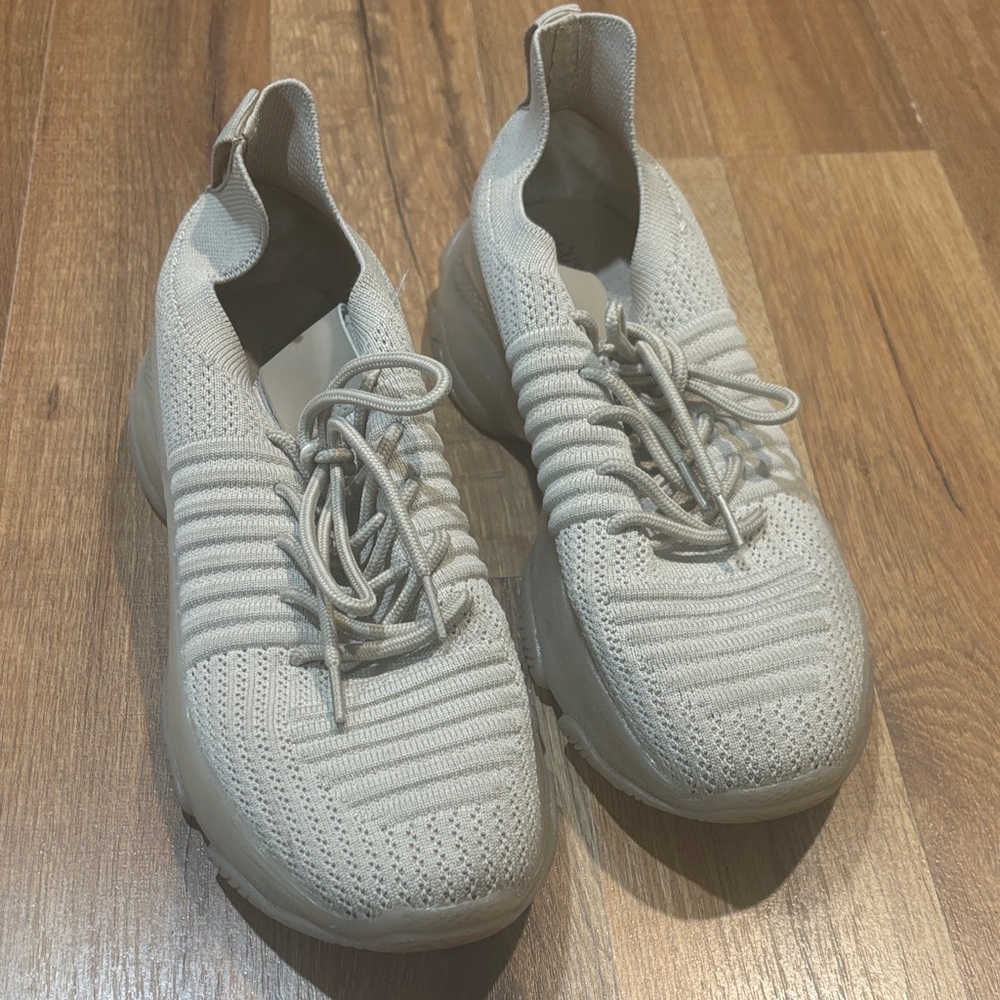 Women's Stylish Beige Sneakers